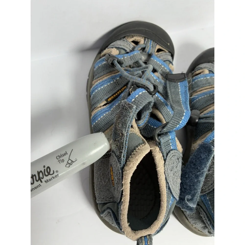 Title: Keen Newport H2 Kids Sandals Size 12‎ Blue Grey  Closed Toe Water Shoes